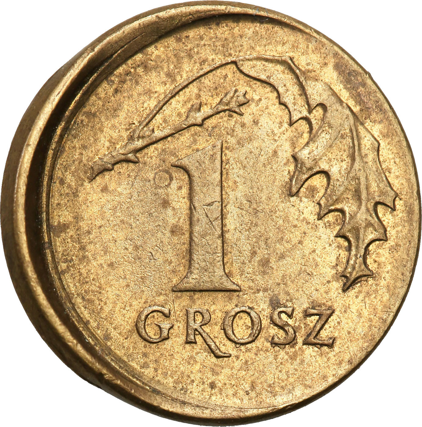 III RP. Grosz 2009 przesunięty stempel – DESTRUKT